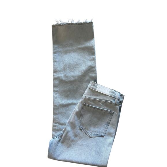 Revolve Pistola Cassie High Rise Straight Button Fly Jeans Malibu Vintage Sz 26 - Picture 9 of 14